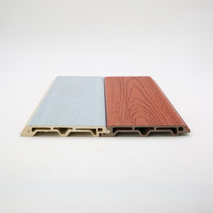 Matériaux composites en bois plastique pour panneaux muraux extérieurs de maisons préfabriquées 2