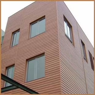 Matériaux composites en bois plastique pour panneaux muraux extérieurs de maisons préfabriquées 6