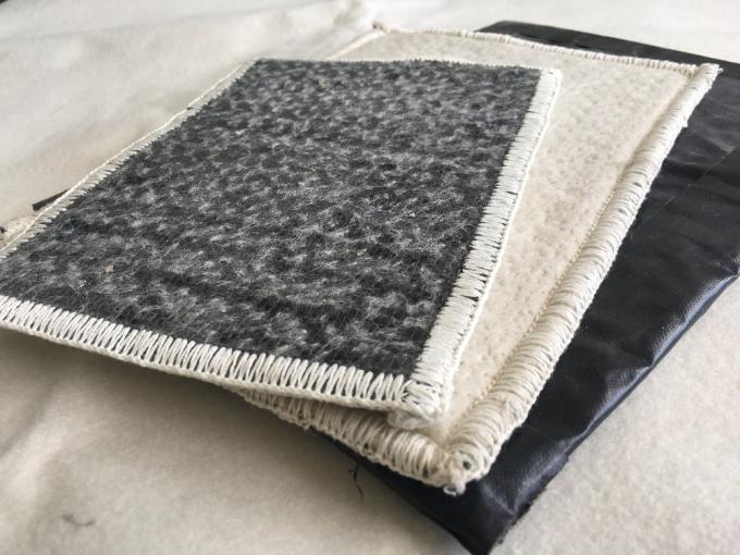 Tissus en bétonite géosynthétique pour appartements, revêtements en argile avec étanchéité sodique 3