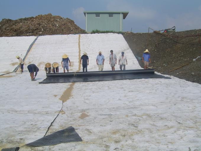 3500g-8500g/m2 tapis hydraulique de bentonite couverture imperméable pour revêtements en argile géosynthétique 10