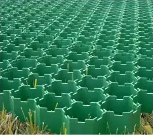 Stabilisation de la circulation des véhicules et des piétons grâce au paysage de base de la grille en plastique 4