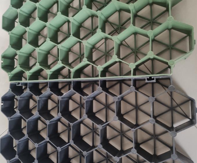 Stabilisation de la circulation des véhicules et des piétons grâce au paysage de base de la grille en plastique 2