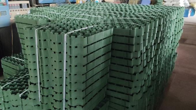 Stabilisation de la circulation des véhicules et des piétons grâce au paysage de base de la grille en plastique 11
