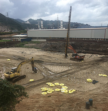 PVD à drainage vertical préfabriqué pour le traitement des sols mous 5